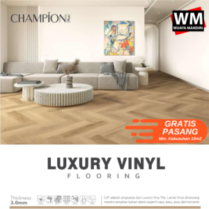 Vinyl Lantai 3mm CHAMPION | Premium Quality